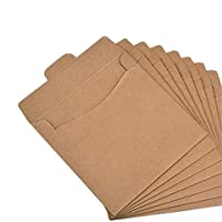 Pochettes pour CD Organiseur de papier Kraft CD DVD enveloppes Sacs en papier pour emballage carton Box 30 Packs